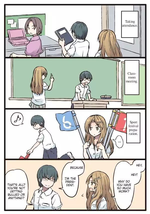 Girls à la carte Chapter 4 page 4 - Chapter 4: I can’t read aloud my love poem to the president with all my might.