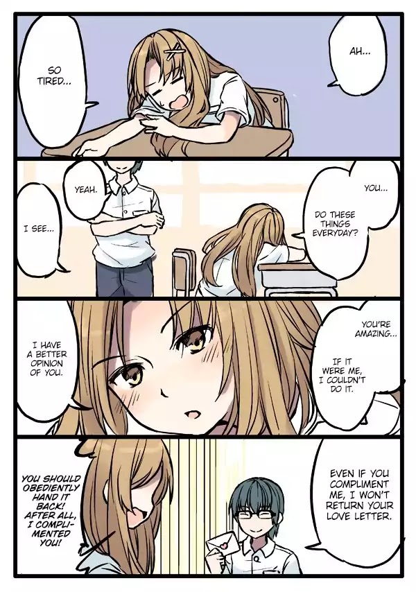 Girls à la carte Chapter 4 page 6 - Chapter 4: I can’t read aloud my love poem to the president with all my might.