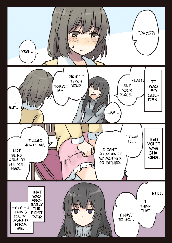 Girls à la carte Chapter 5 page 9 - Chapter 5: You're Not Here, The First Spring
