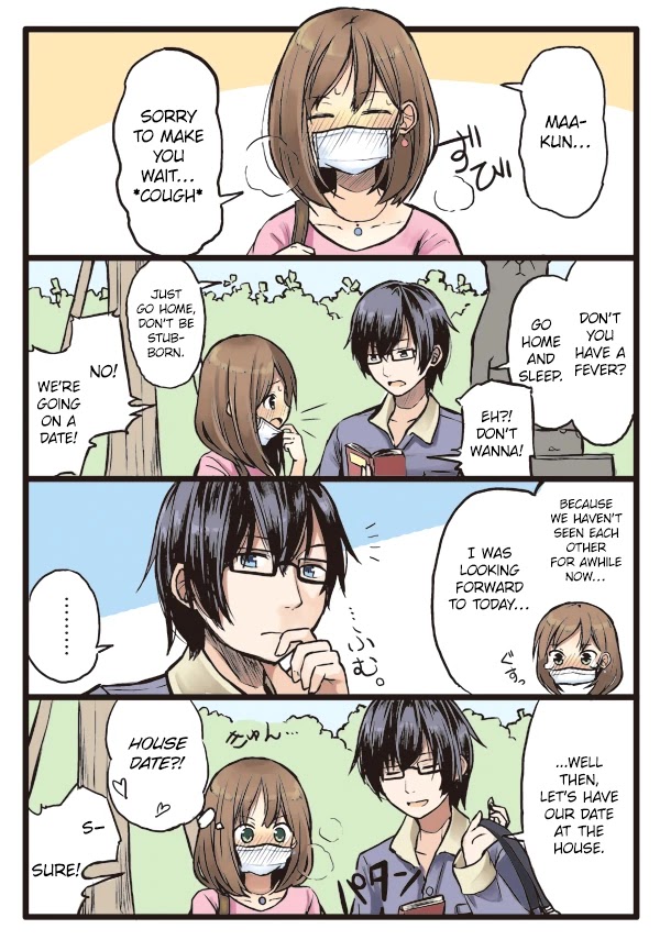Girls à la carte Chapter 8 page 1 - Chapter 8: The Girl Who Has a Fever and Her Boyfriend Who Is Older Than Her