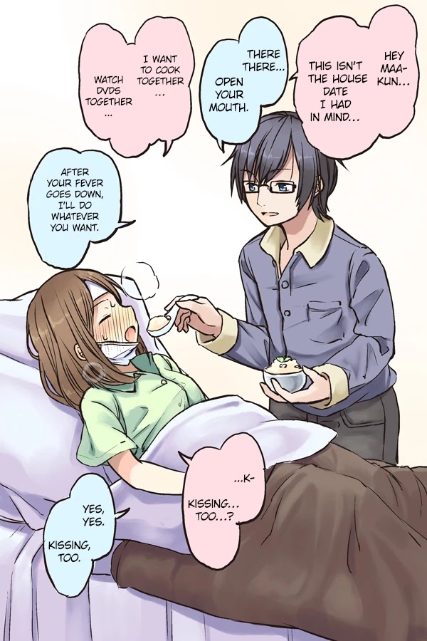 Girls à la carte Chapter 8 page 2 - Chapter 8: The Girl Who Has a Fever and Her Boyfriend Who Is Older Than Her