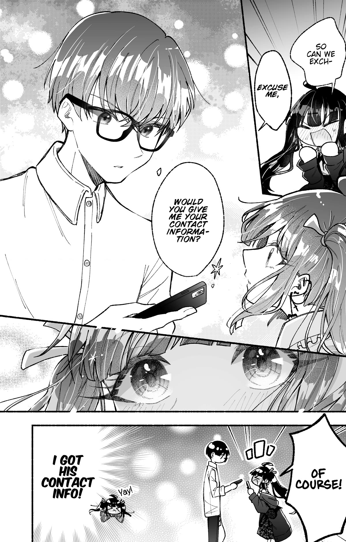 Girls Are Not Dress-up Dolls for the Sake of Men Chapter 3 page 5 - Chapter 3: The Girl With the Cute Clothes Wants to Get the Contact Information of the Person Who Saved Her