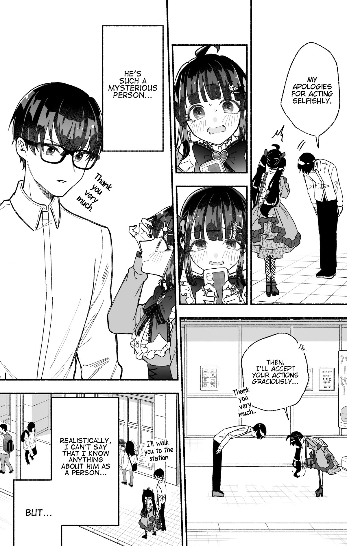 Girls Are Not Dress-up Dolls for the Sake of Men Chapter 6 page 3 - Chapter 6: The Girl With the Cute Clothes and He Want to Meet Again