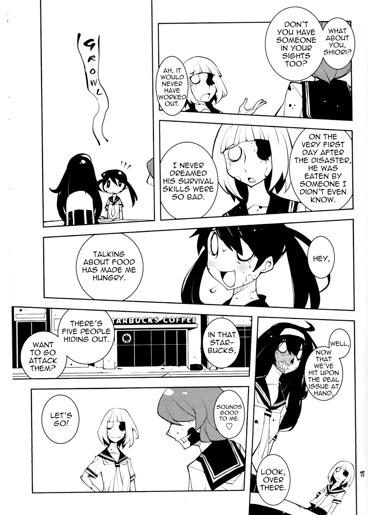 Girls' Day Out of the Living Dead Chapter 0 page 6 - Chapter 0 : [Oneshot]