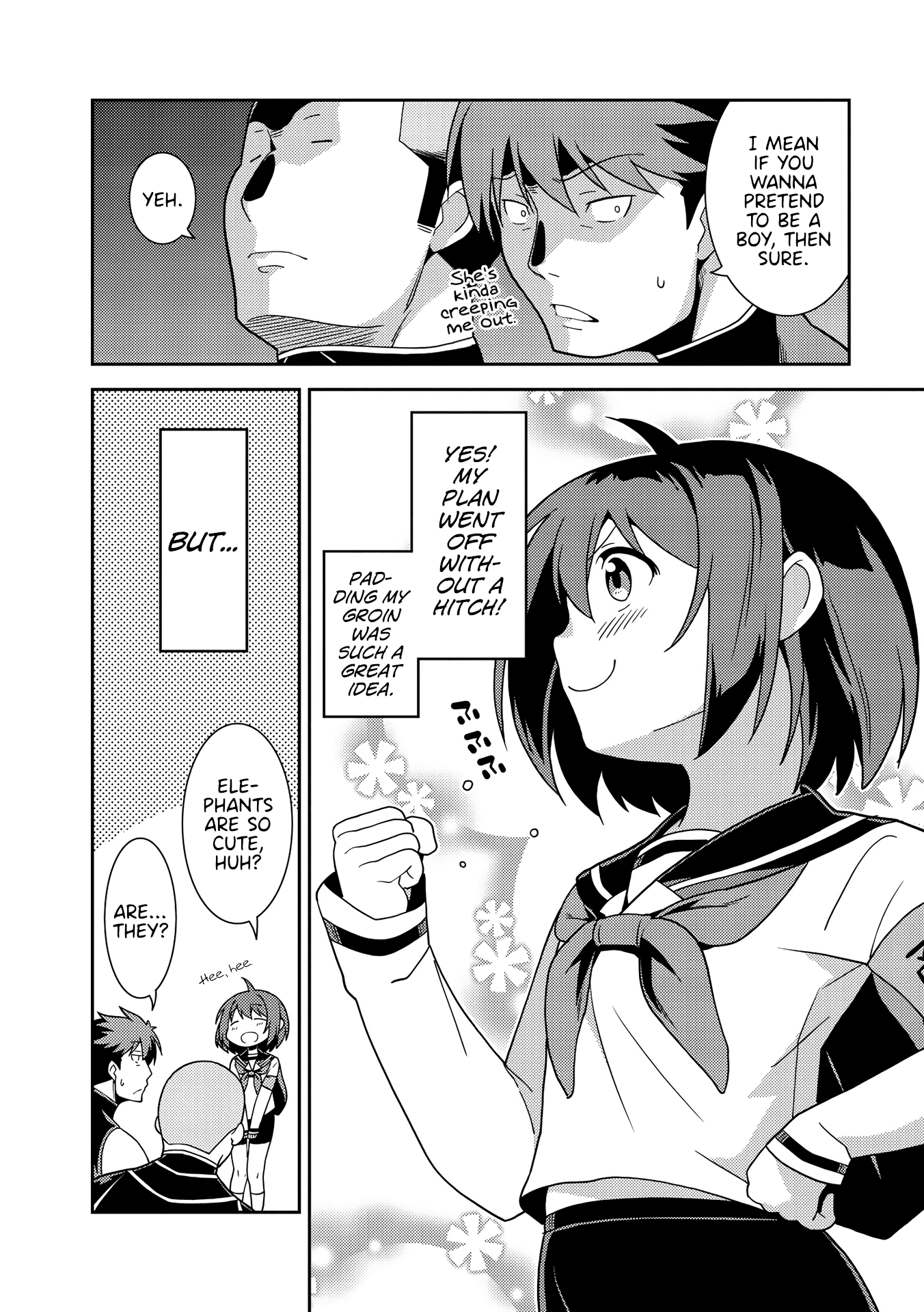 Girls from different worlds Chapter 1 page 11 - Chapter 1: Hero-chan Can't Admit it!