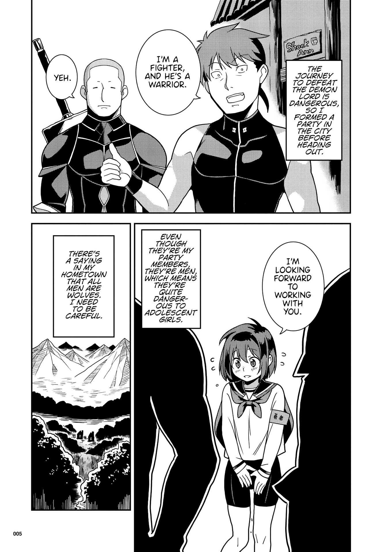 Girls from different worlds Chapter 1 page 6 - Chapter 1: Hero-chan Can't Admit it!