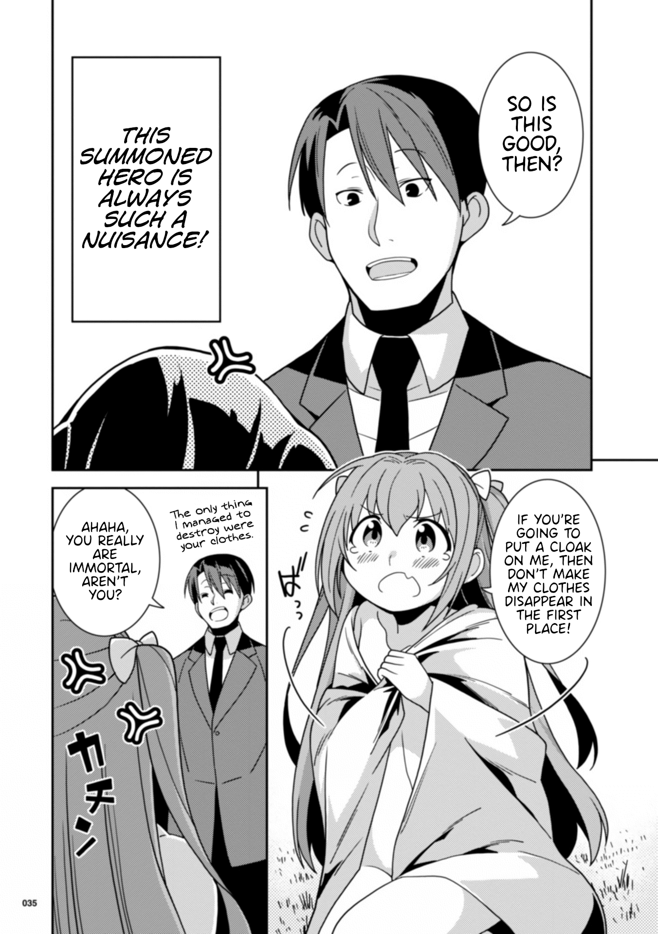 Girls from different worlds Chapter 10 page 4 - Chapter 10: This Summoned Hero is a Nuisance to the King of the Immortals!