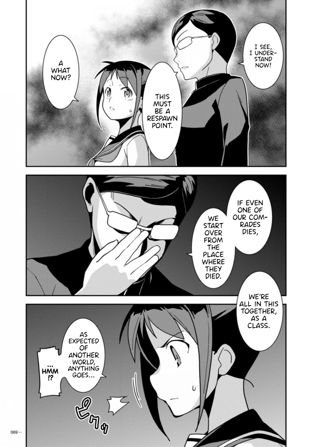Girls from different worlds Chapter 11 page 10 - Chapter 11: If the Entire Class is Summoned to Another World, We'll be Strong and Have Infinite Continues, but There Will be a Death Penalty.