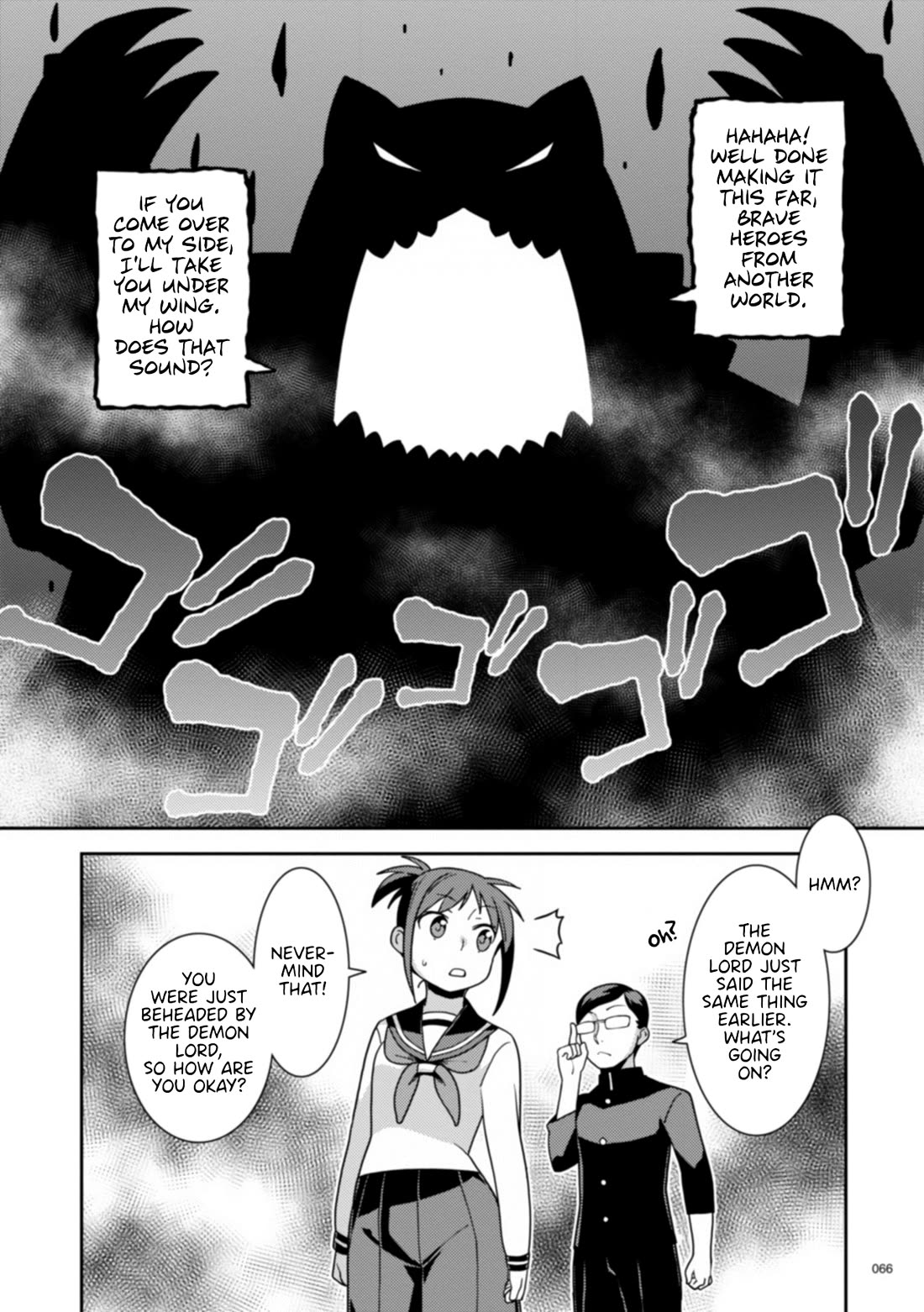 Girls from different worlds Chapter 11 page 7 - Chapter 11: If the Entire Class is Summoned to Another World, We'll be Strong and Have Infinite Continues, but There Will be a Death Penalty.