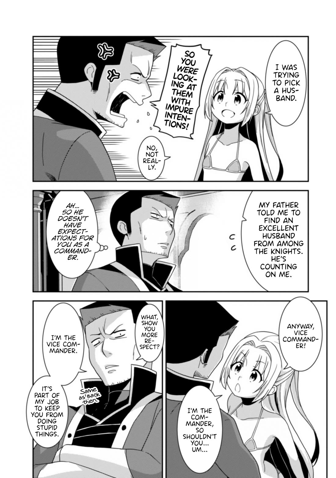 Girls from different worlds Chapter 12 page 13 - Chapter 12: The Female Knight Commander is Coming Onto Me, and It's A Hassle.
