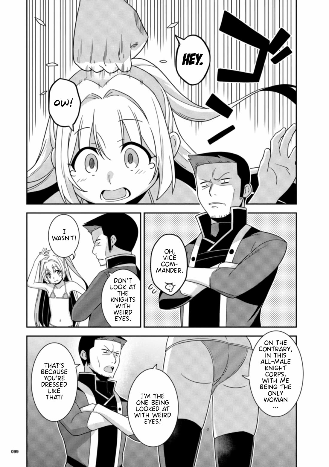 Girls from different worlds Chapter 12 page 8 - Chapter 12: The Female Knight Commander is Coming Onto Me, and It's A Hassle.