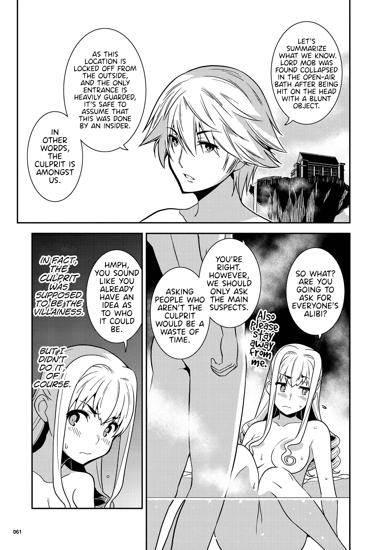 Girls from different worlds Chapter 3 page 7 - Chapter 3: The Legendary Villainess Hot Spring Murder Case!