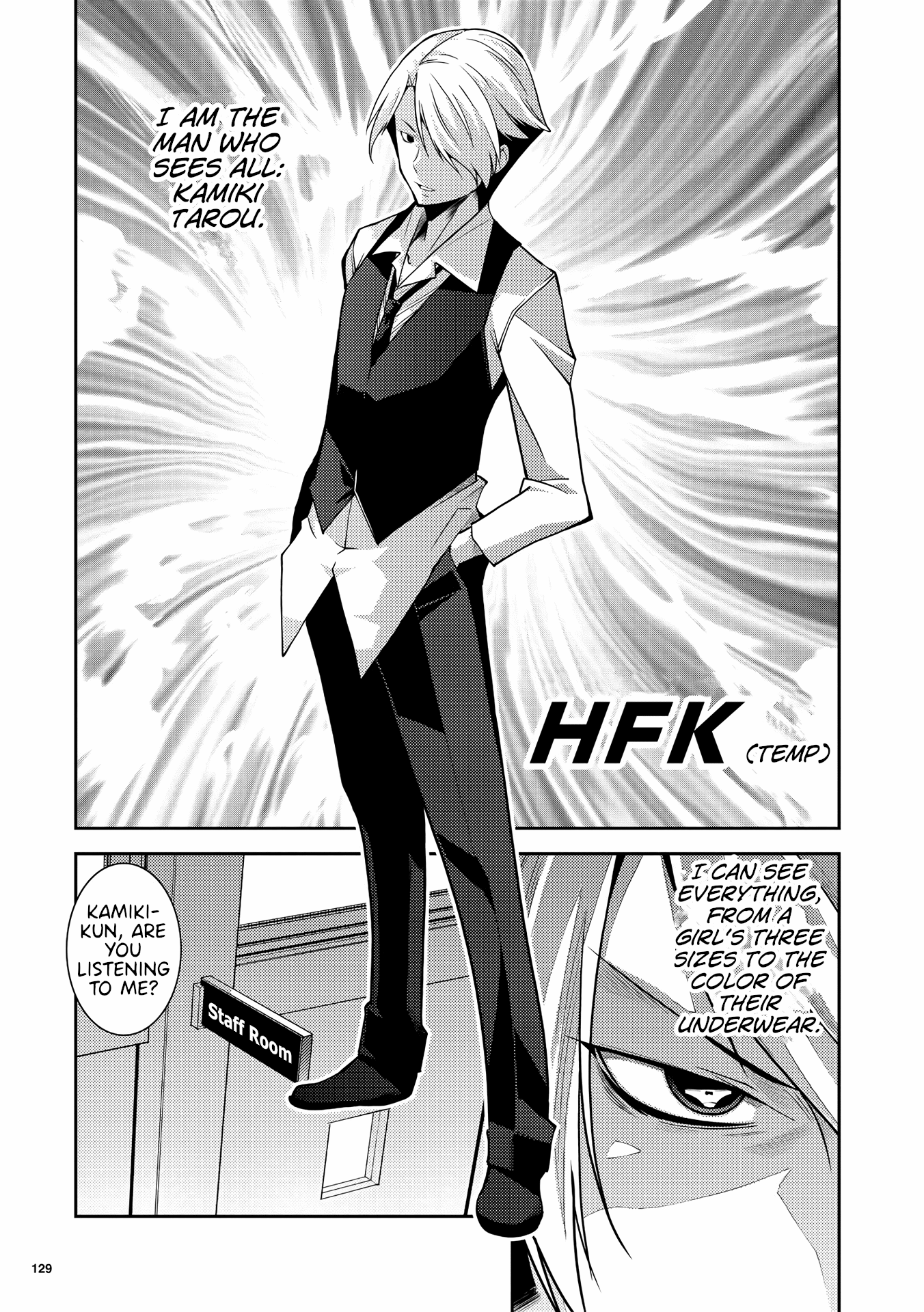 Girls from different worlds Chapter 6 page 1 - Chapter 6: The Man who Sees All