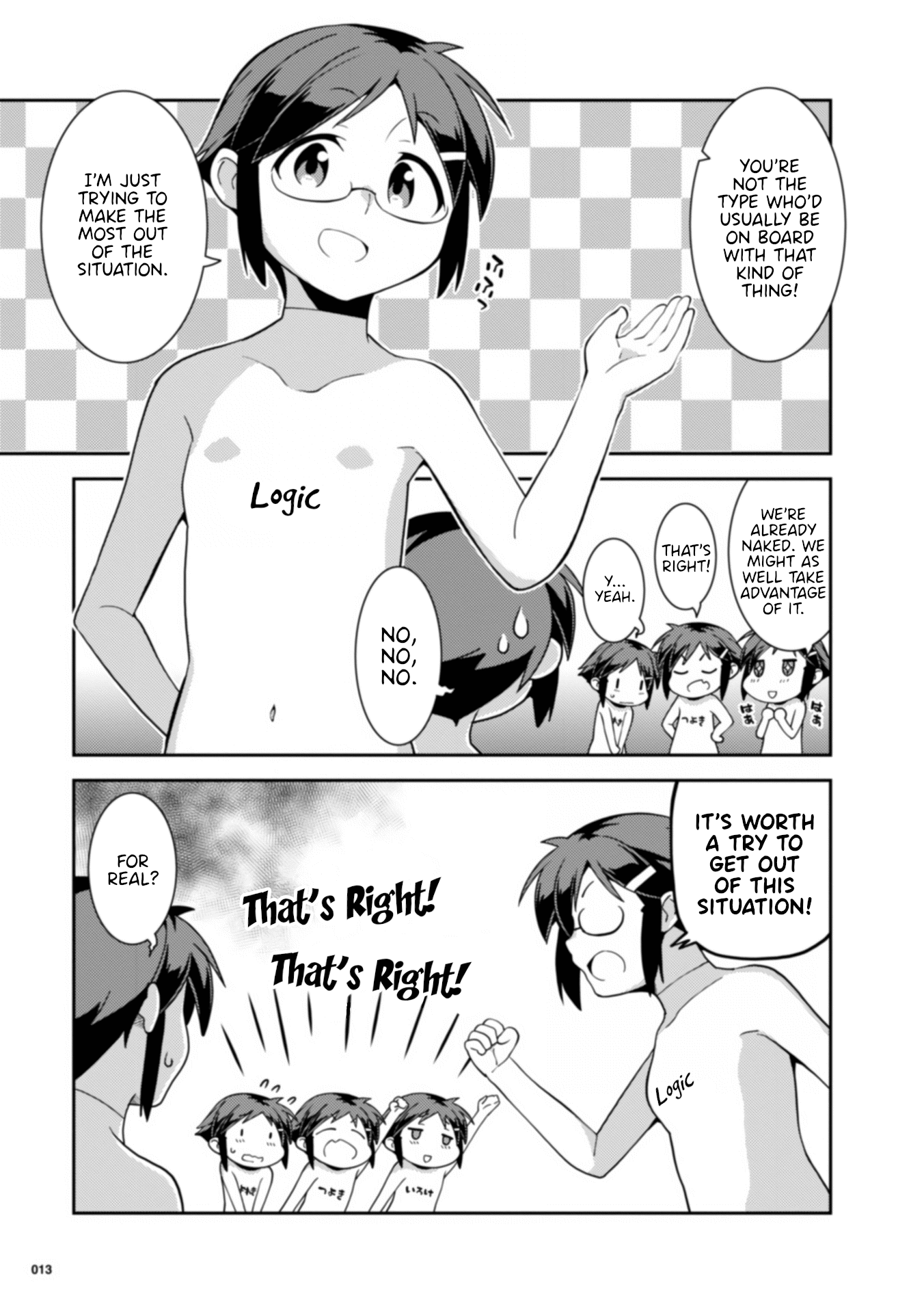 Girls from different worlds Chapter 9 page 14 - Chapter 9: Not Only Did I Get Kicked Out of the Party, but now I'm Naked, Too?