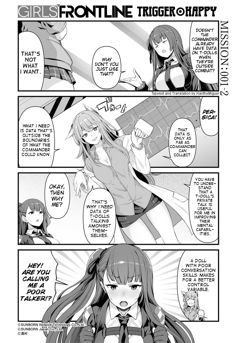 Girls' Frontline Trigger Happy Chapter 1 page 3 - Chapter 1: MISSION 1
