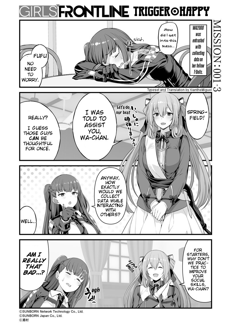 Girls' Frontline Trigger Happy Chapter 1 page 4 - Chapter 1: MISSION 1