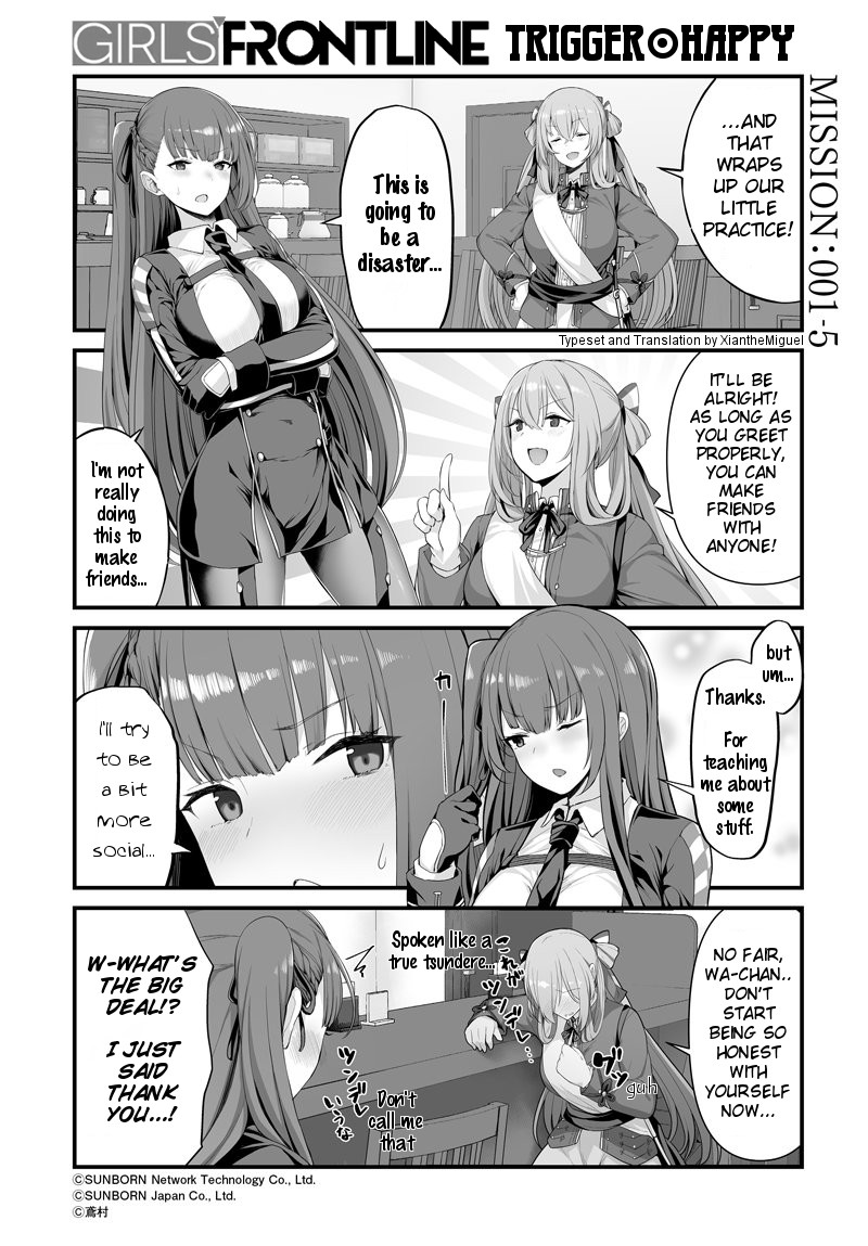 Girls' Frontline Trigger Happy Chapter 1 page 6 - Chapter 1: MISSION 1