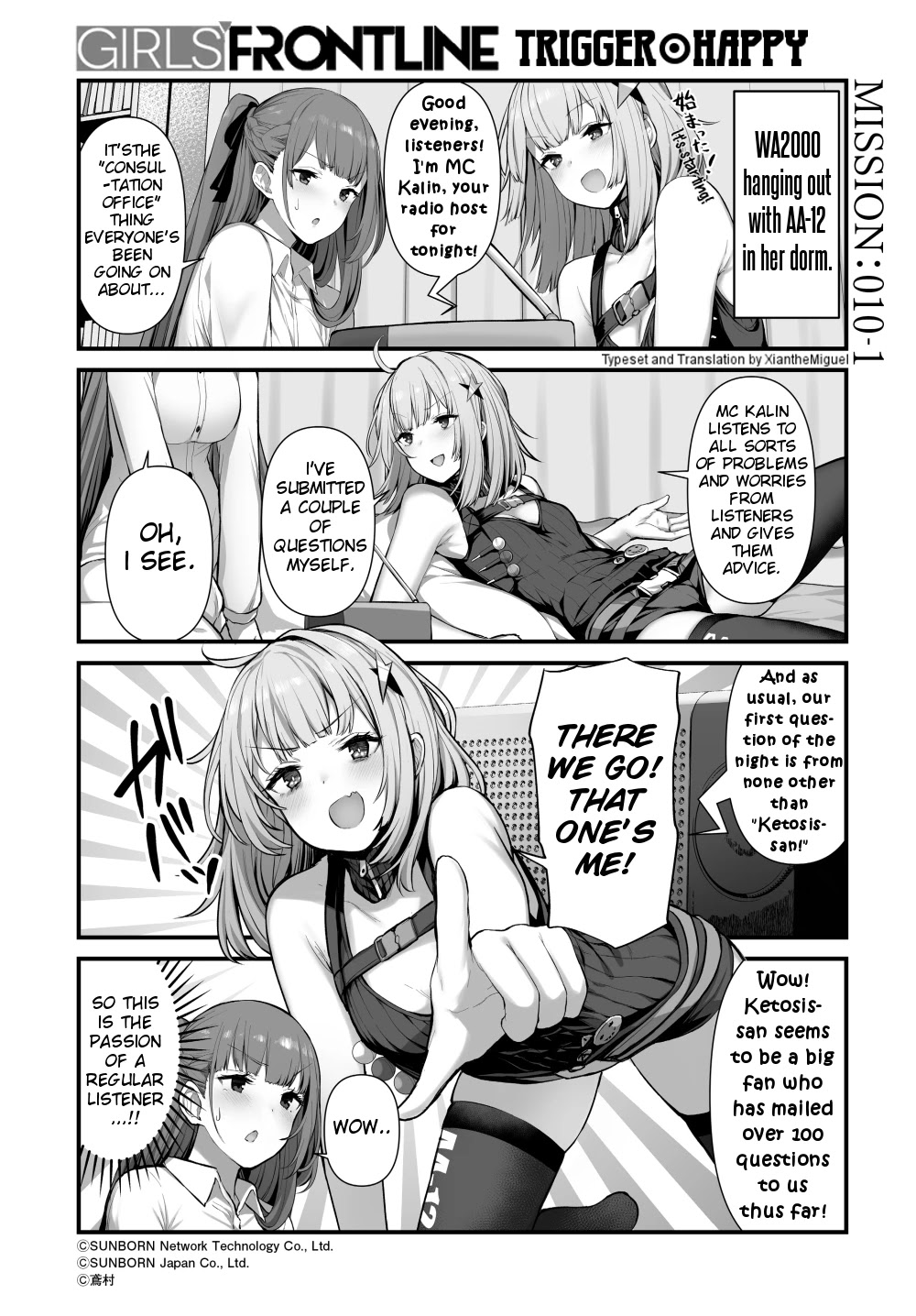Girls' Frontline Trigger Happy Chapter 10 page 1 - Chapter 10: MISSION 10