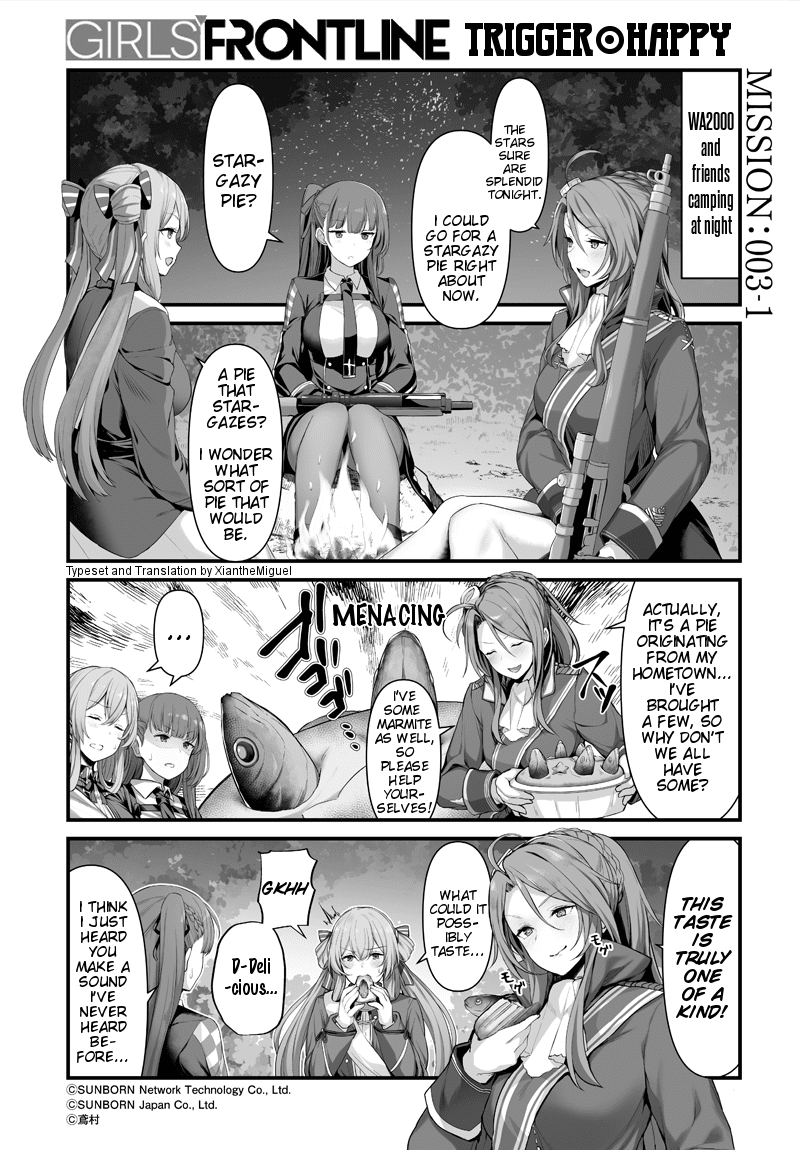 Girls' Frontline Trigger Happy Chapter 3 page 1 - Chapter 3: MISSION 3