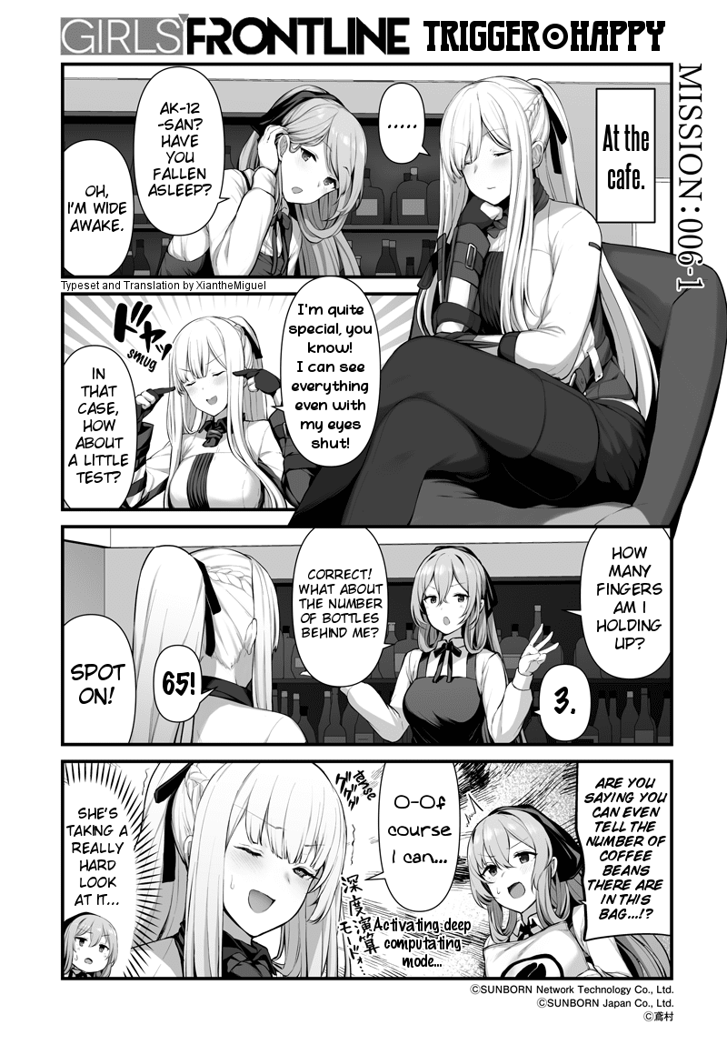 Girls' Frontline Trigger Happy Chapter 6 page 1 - Chapter 6: MISSION 6