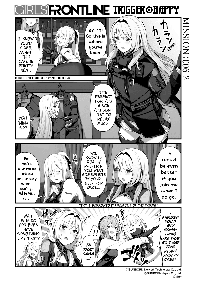 Girls' Frontline Trigger Happy Chapter 6 page 2 - Chapter 6: MISSION 6