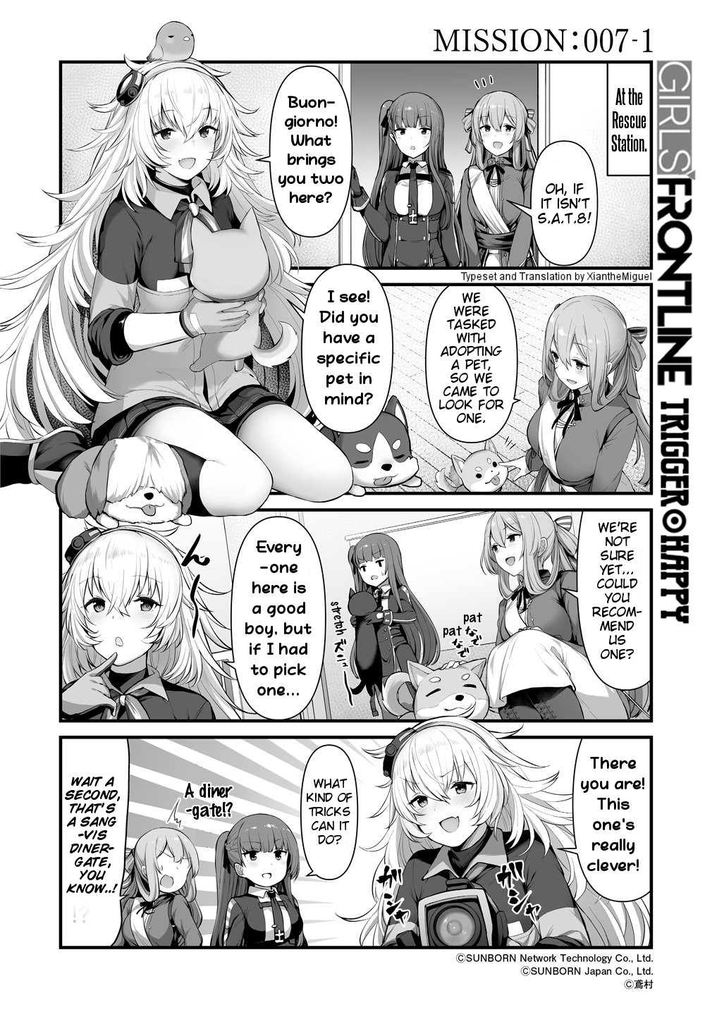 Girls' Frontline Trigger Happy Chapter 7 page 1 - Chapter 7: MISSION 7