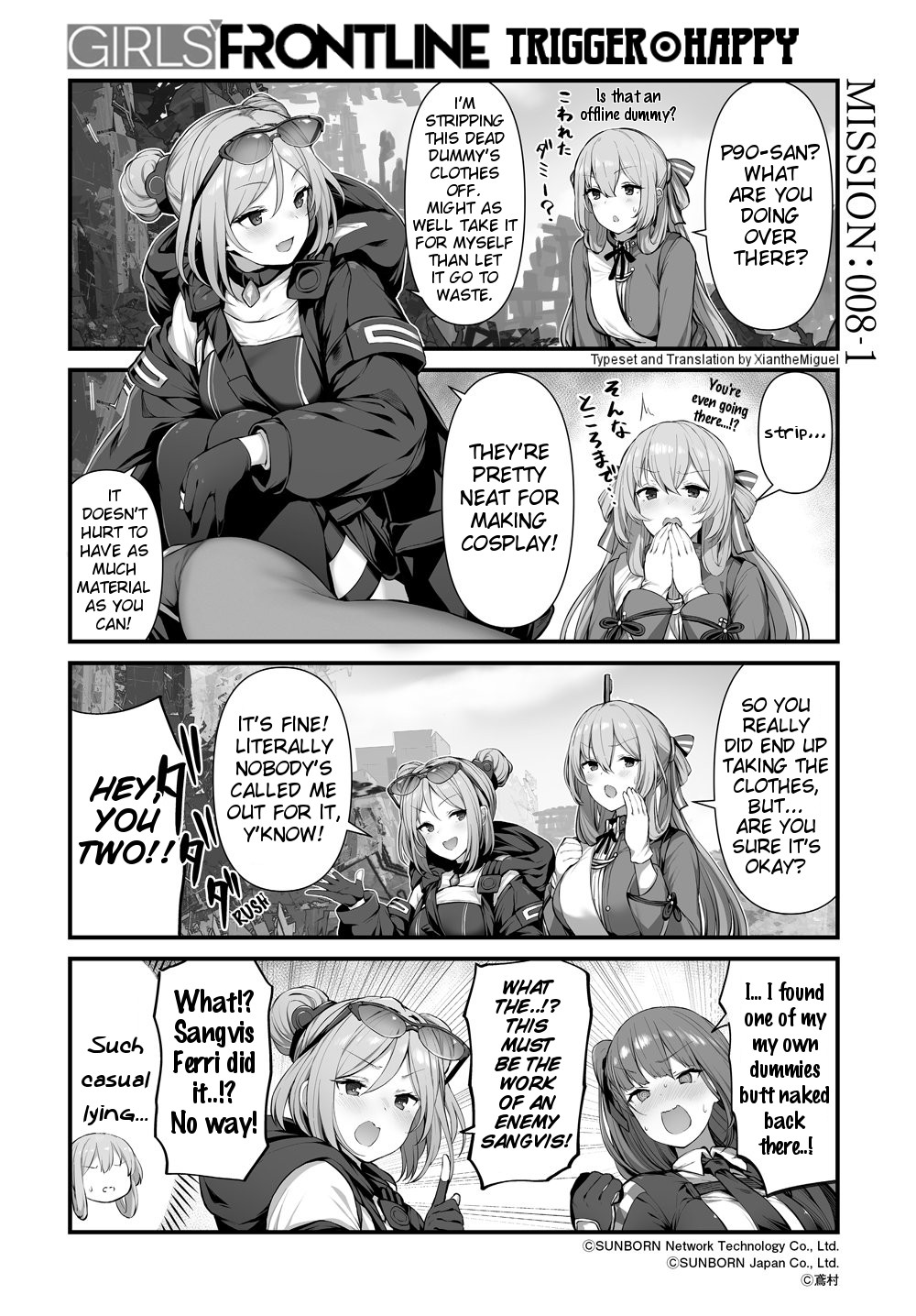 Girls' Frontline Trigger Happy Chapter 8 page 1 - Chapter 8: MISSION 8