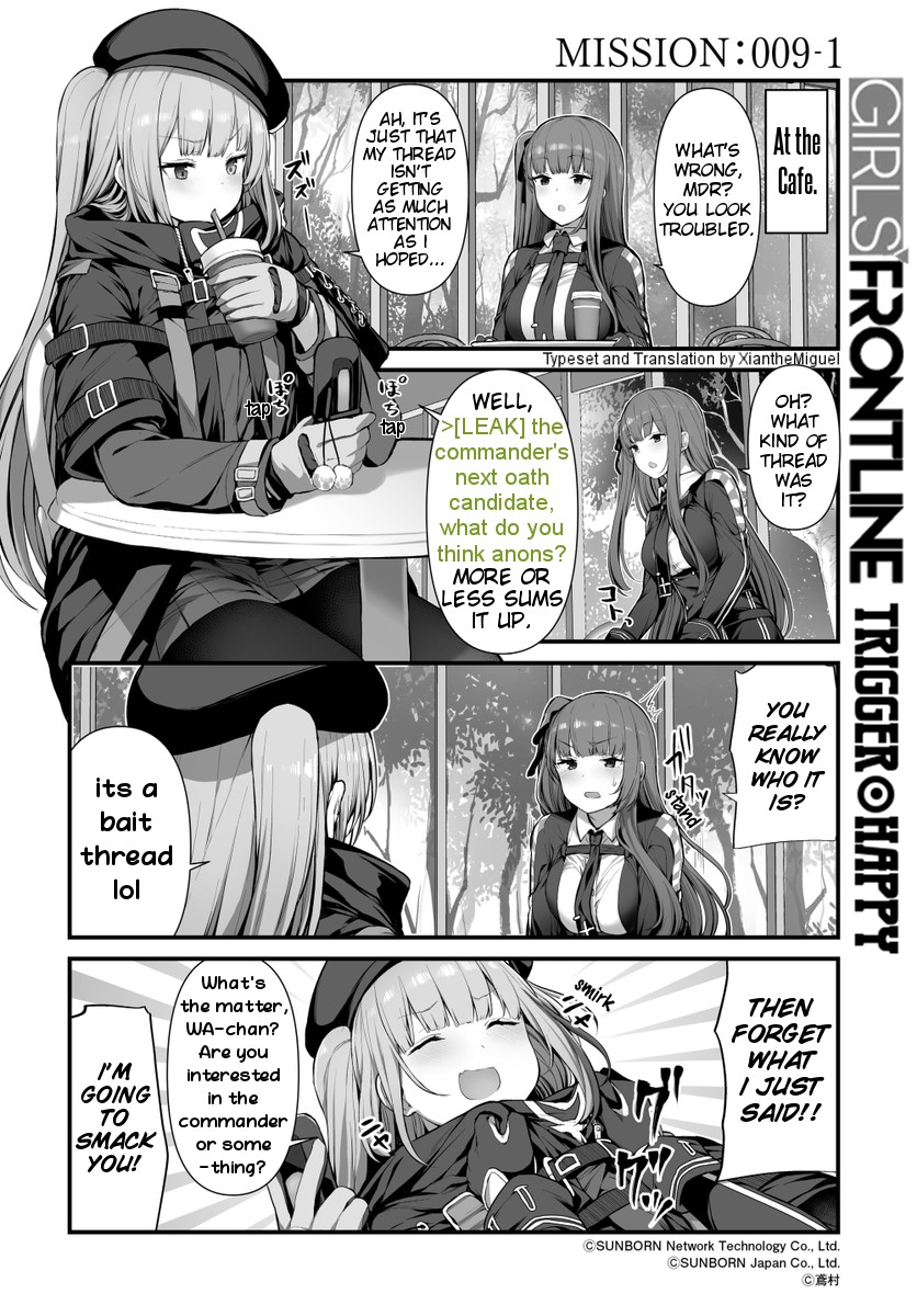 Girls' Frontline Trigger Happy Chapter 9 page 1 - Chapter 9: MISSION 9