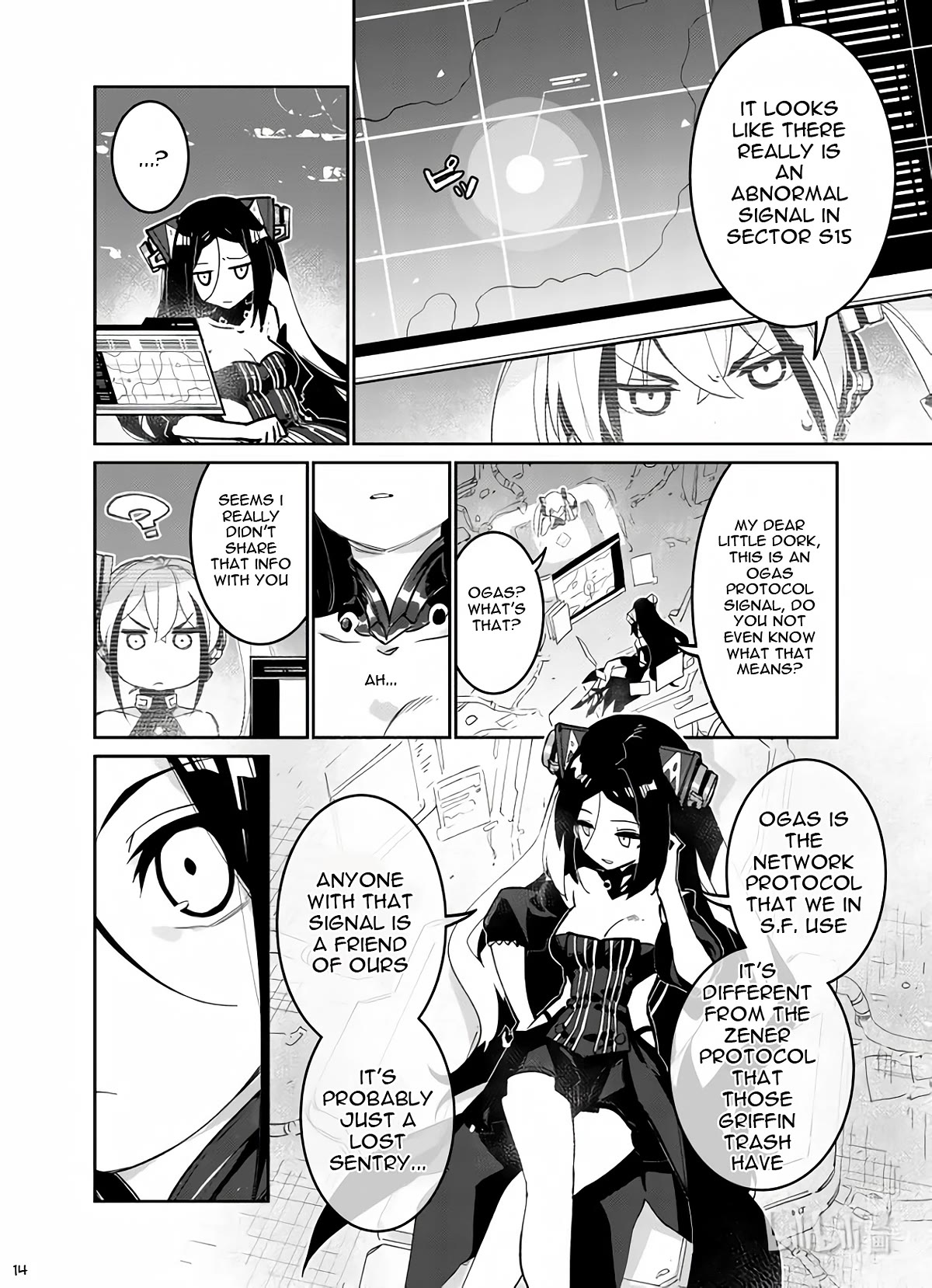 Girls' Frontline Chapter 36 page 14 - Chapter 36: Setting Out