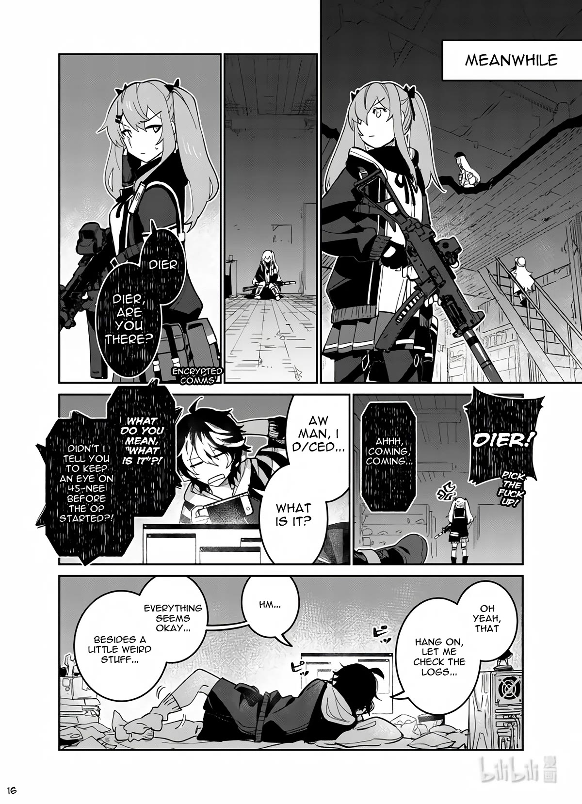 Girls' Frontline Chapter 36 page 16 - Chapter 36: Setting Out