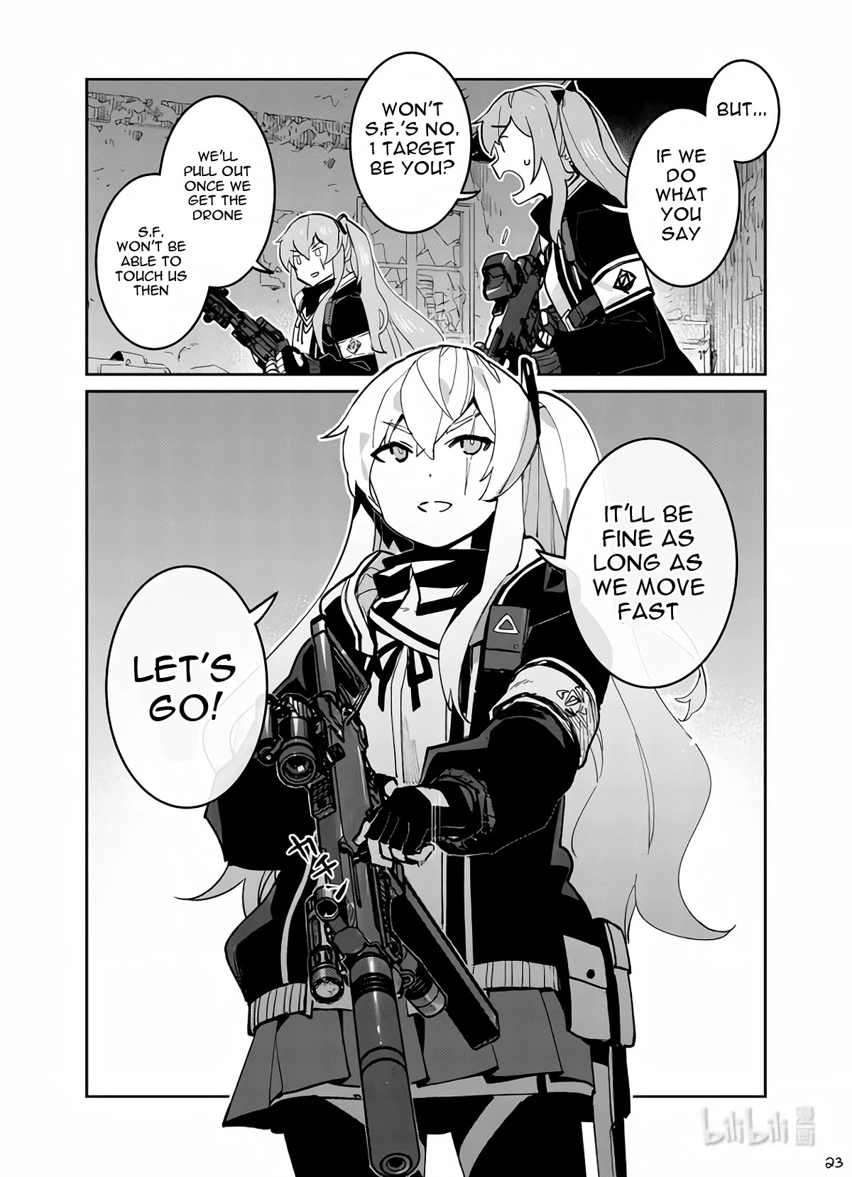 Girls' Frontline Chapter 36 page 23 - Chapter 36: Setting Out