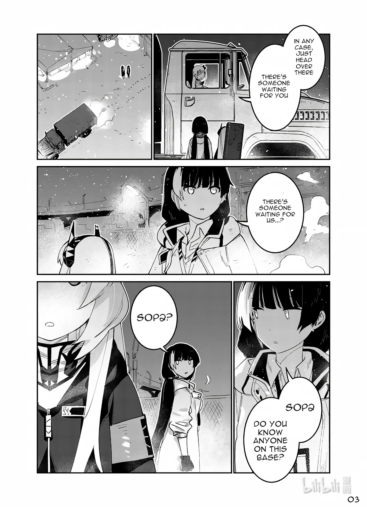 Girls' Frontline Chapter 36 page 3 - Chapter 36: Setting Out