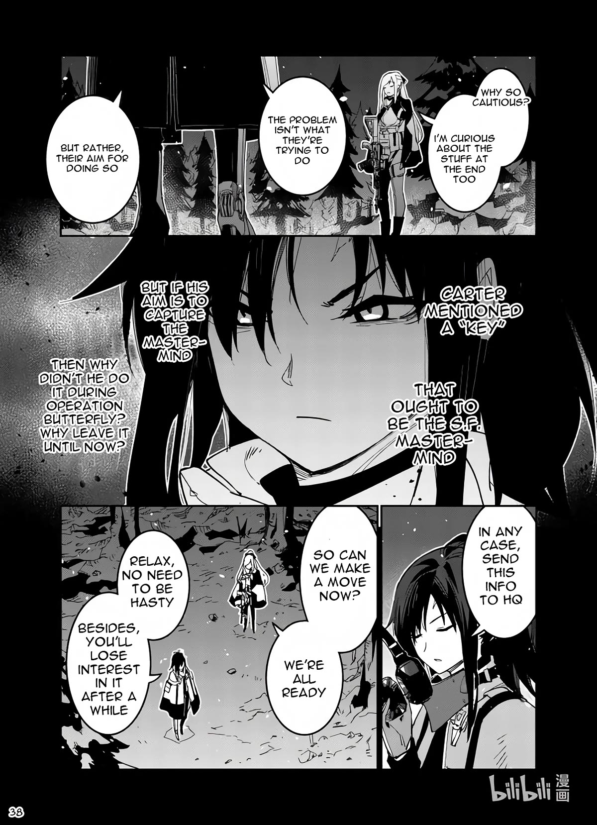 Girls' Frontline Chapter 36 page 38 - Chapter 36: Setting Out