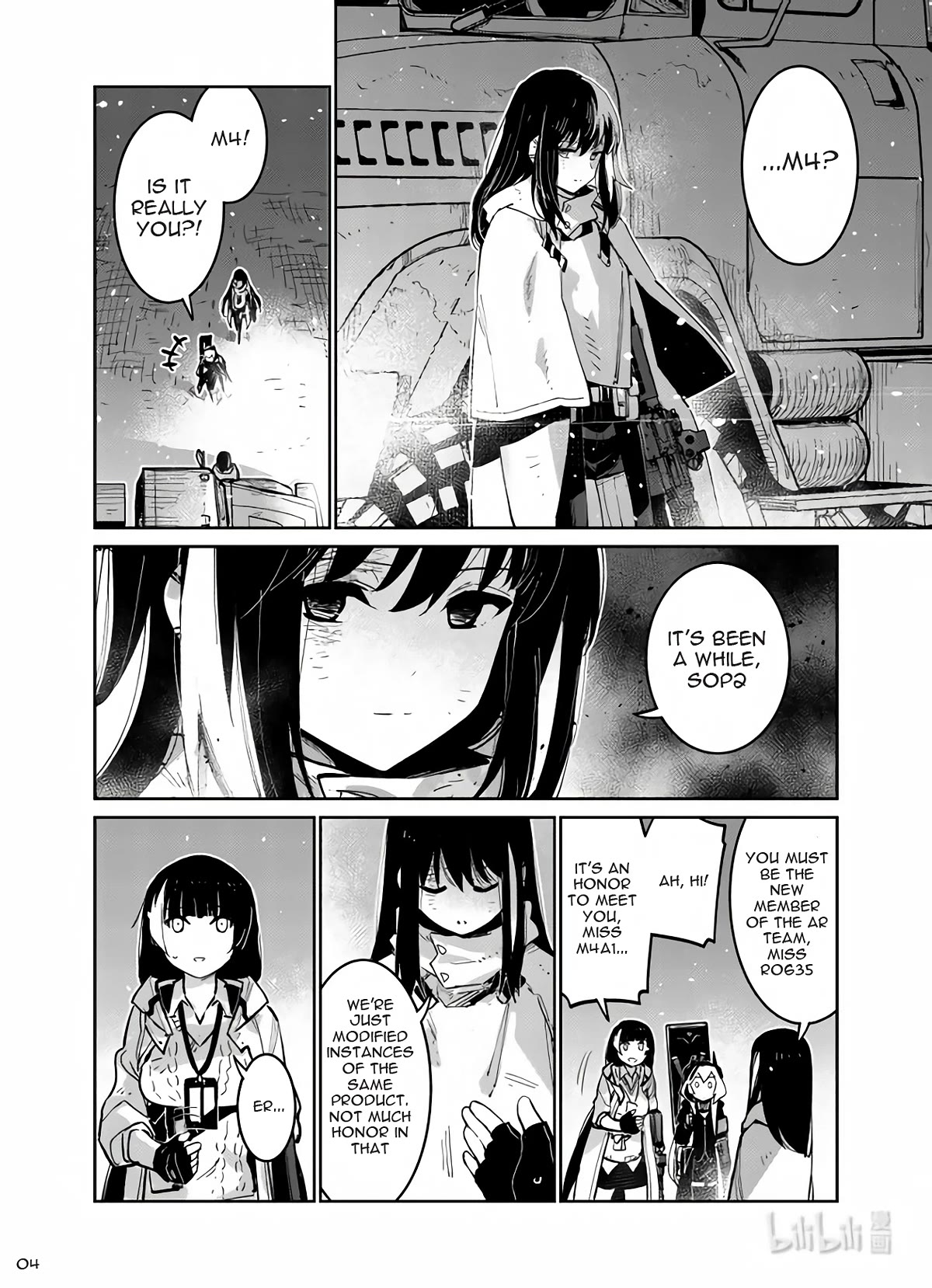 Girls' Frontline Chapter 36 page 4 - Chapter 36: Setting Out