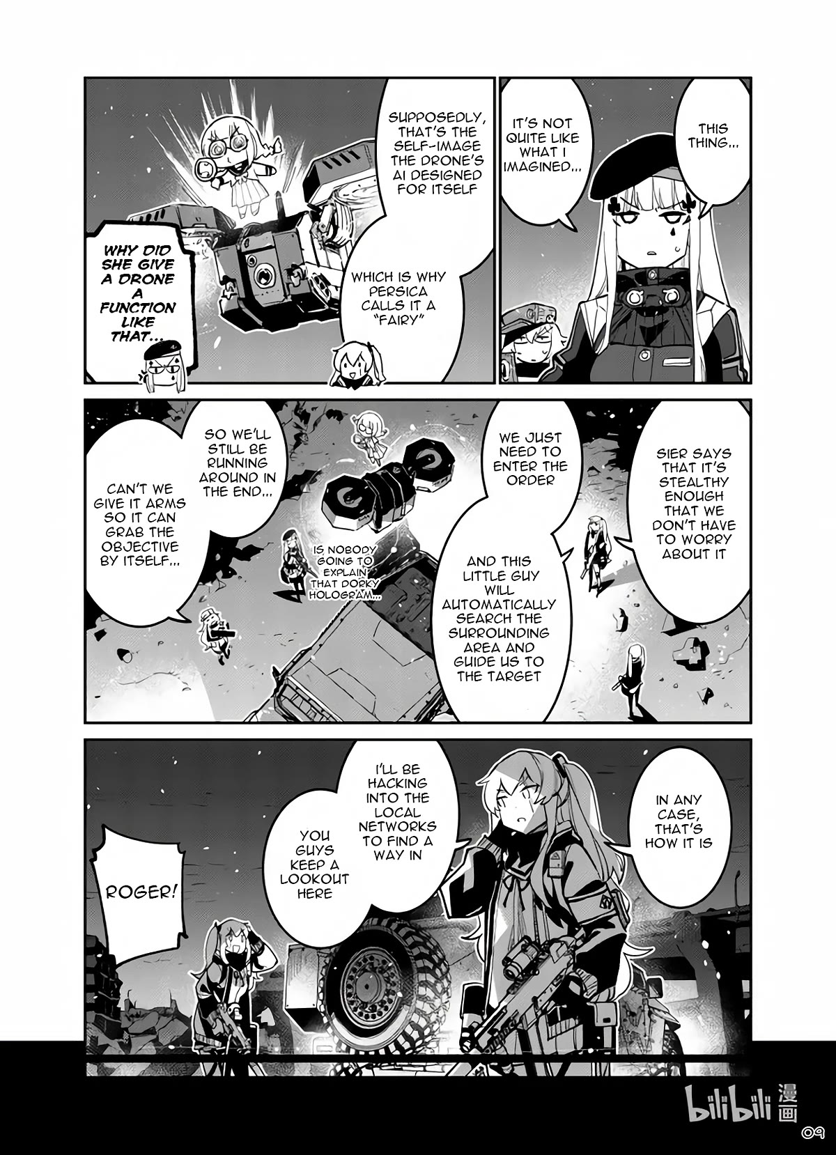 Girls' Frontline Chapter 36 page 9 - Chapter 36: Setting Out