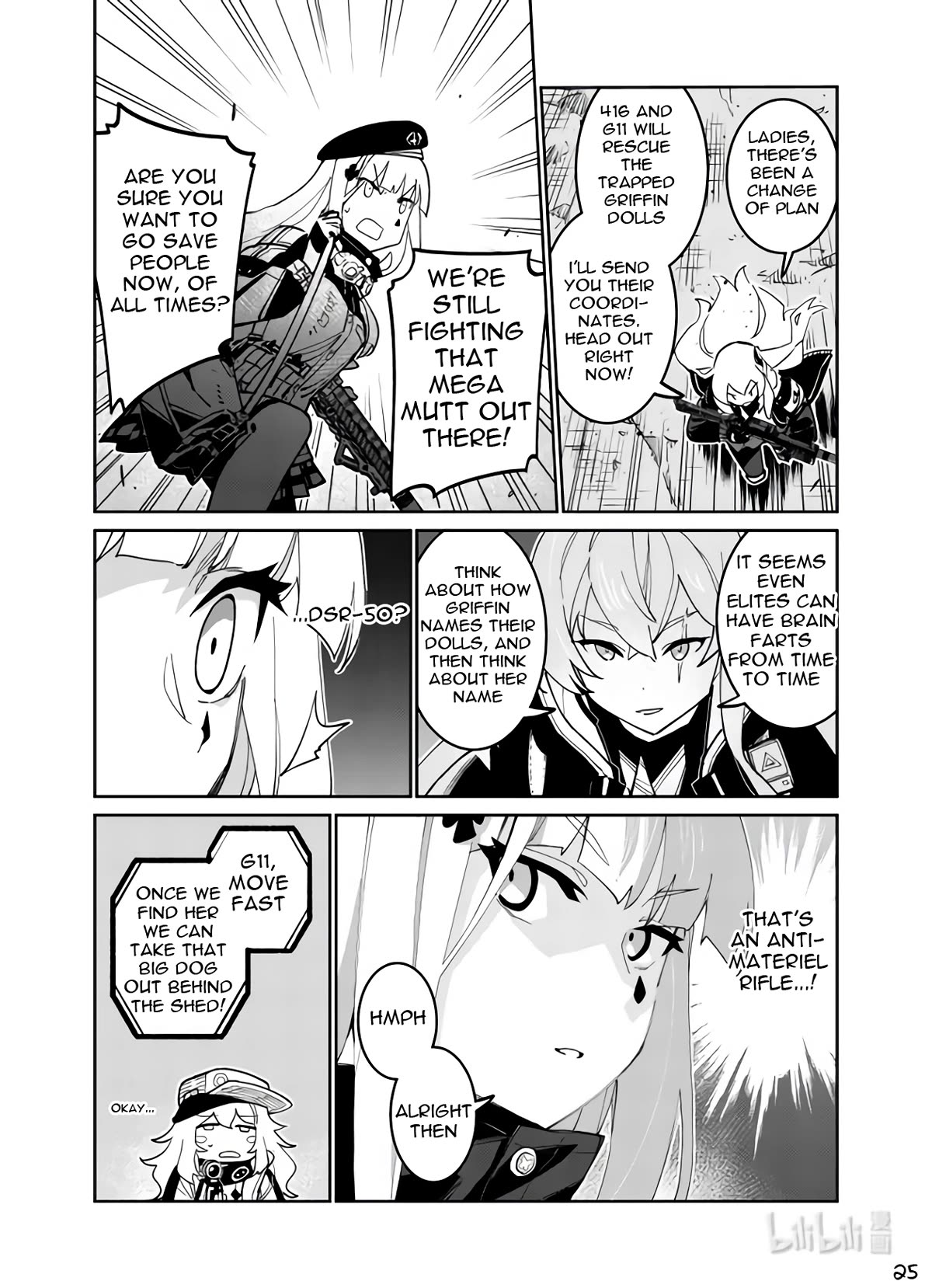 Girls' Frontline Chapter 37 page 25 - Chapter 37: Sweep