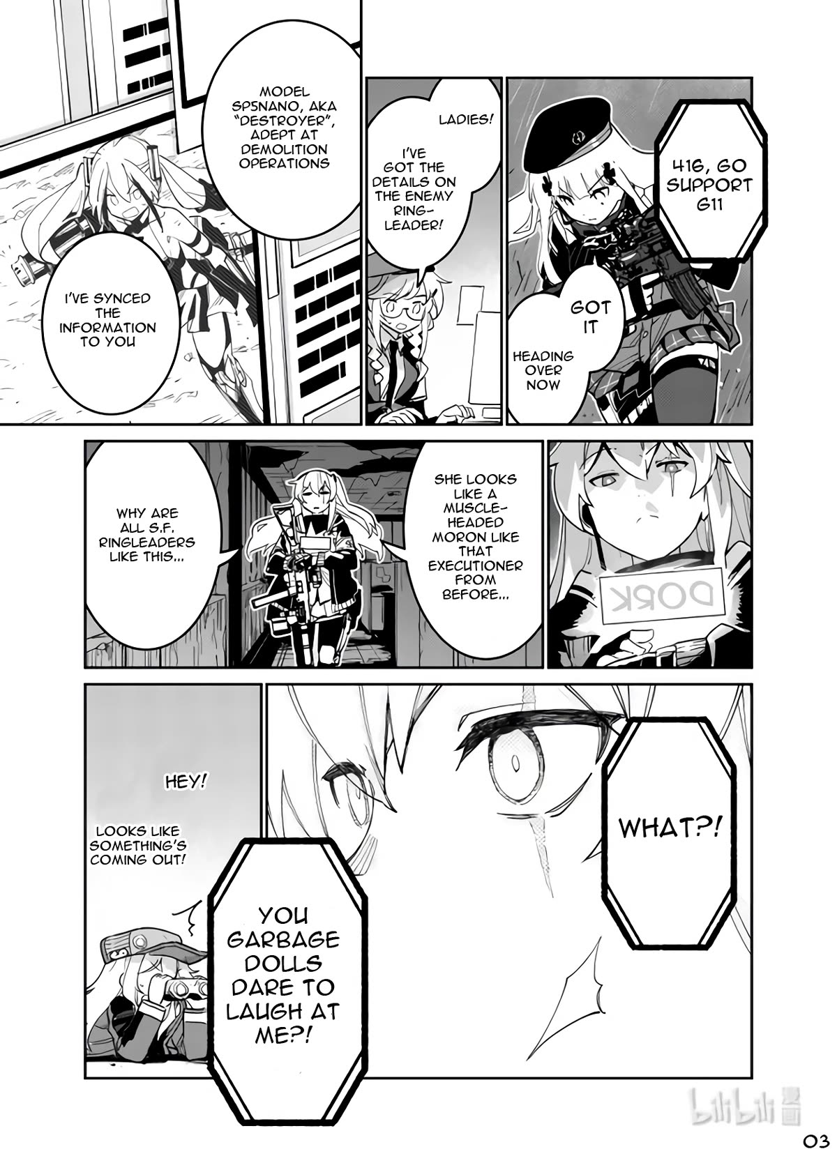 Girls' Frontline Chapter 37 page 3 - Chapter 37: Sweep