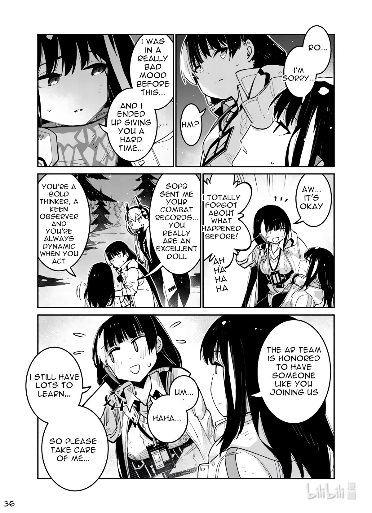 Girls' Frontline Chapter 37 page 36 - Chapter 37: Sweep