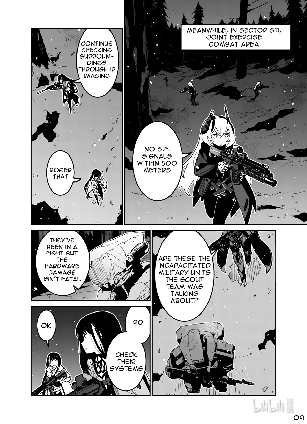 Girls' Frontline Chapter 37 page 9 - Chapter 37: Sweep