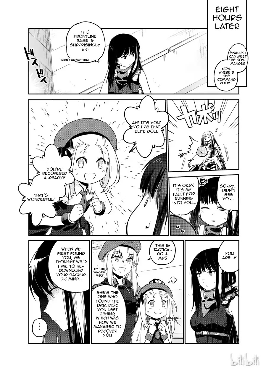 Girls' Frontline Chapter 4 page 10 - Chapter 4: Log. 004 S09 Frontline Branch
