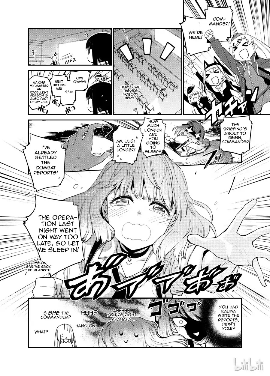 Girls' Frontline Chapter 4 page 12 - Chapter 4: Log. 004 S09 Frontline Branch