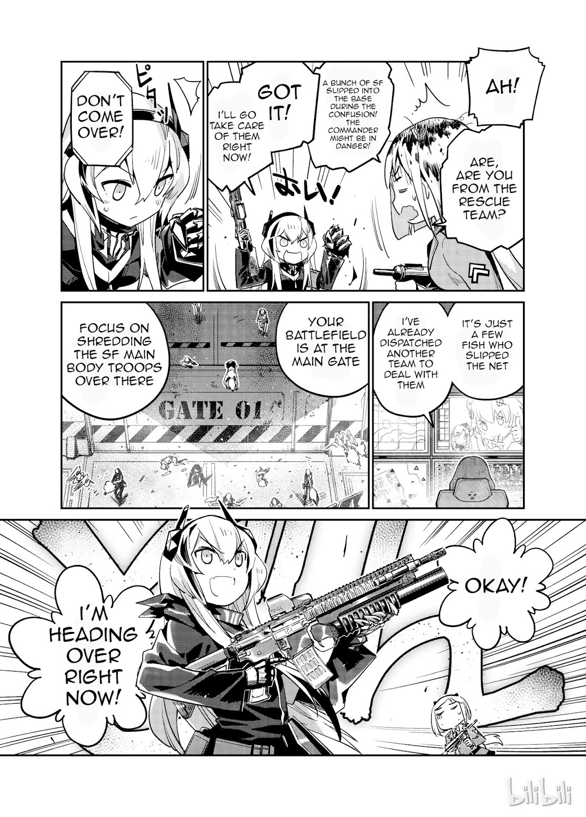Girls' Frontline Chapter 5 page 15 - Chapter 5: Log. 005 Hound and Friends