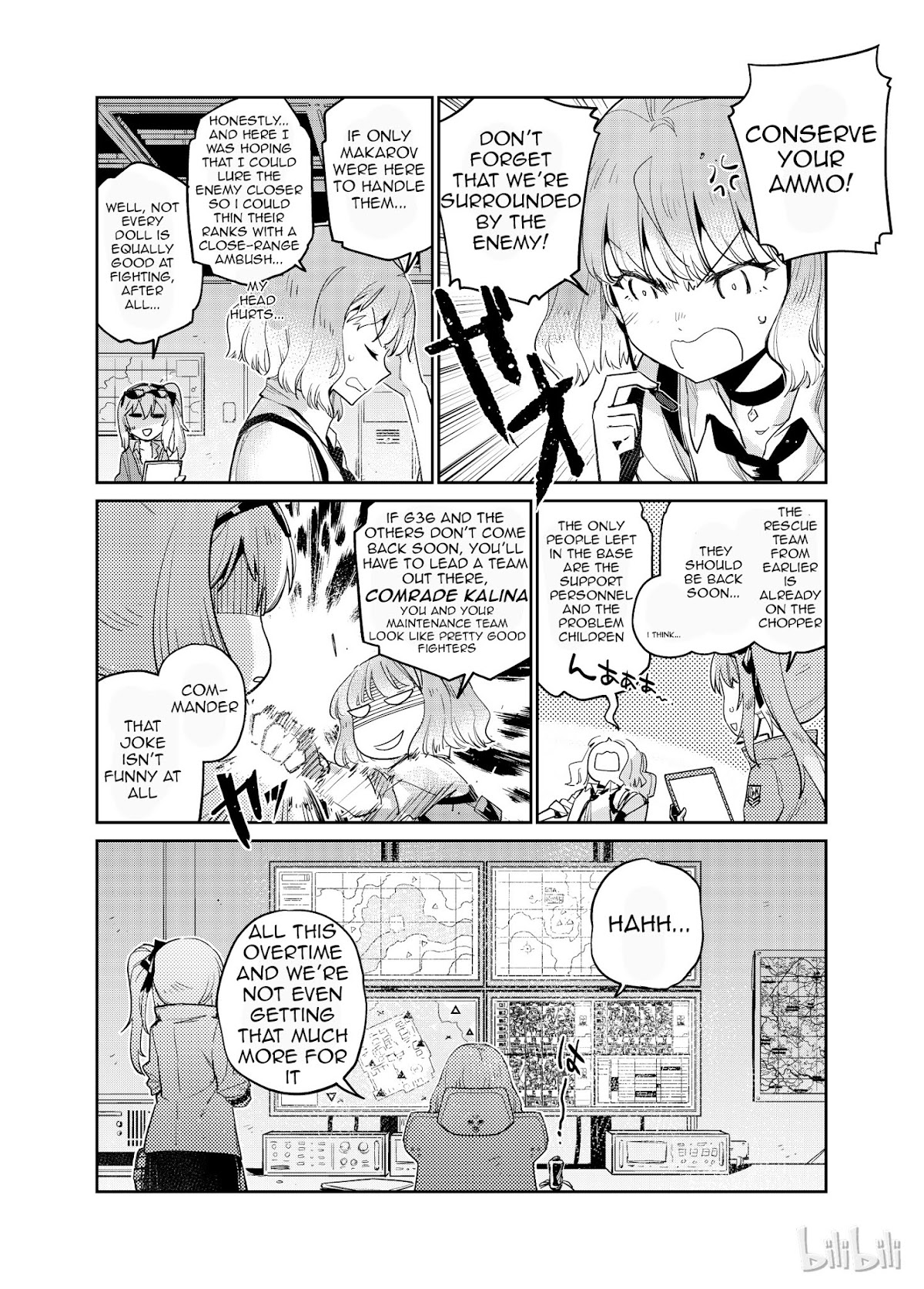 Girls' Frontline Chapter 5 page 4 - Chapter 5: Log. 005 Hound and Friends