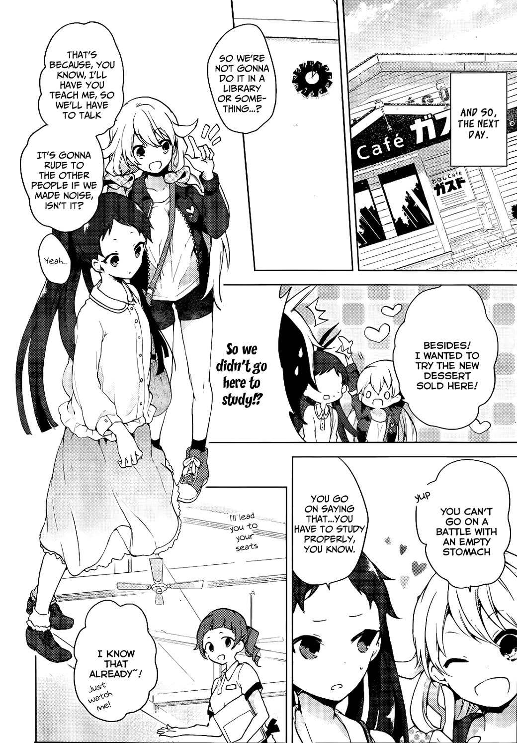 Girls Go Around Chapter 3 page 9 - Chapter 3: Cafe Study Sunday