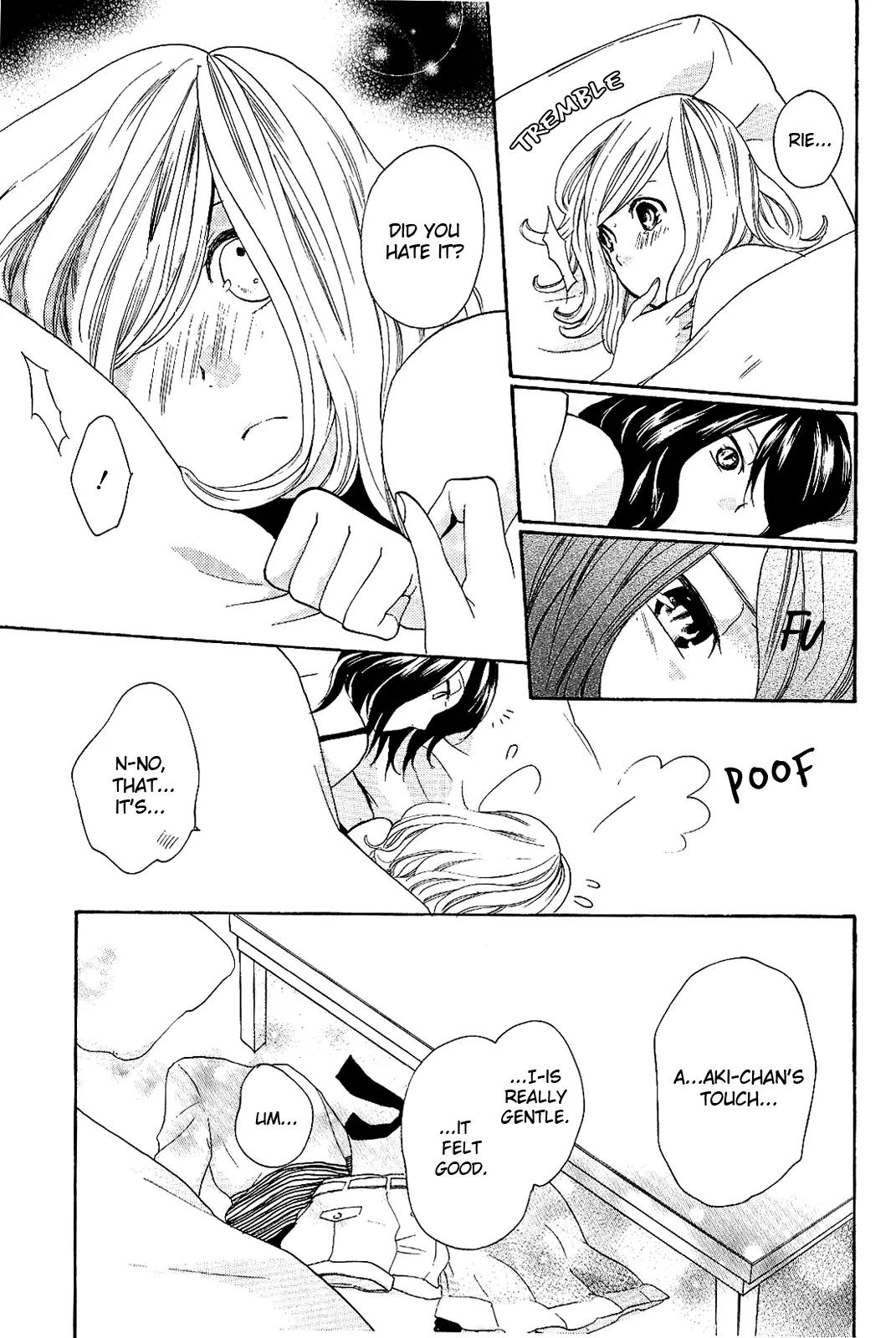 Girls Love Chapter 2.1 page 22 - Vol.2 Chapter 1: Sweet Emotion, by Asatsuki Shinobu