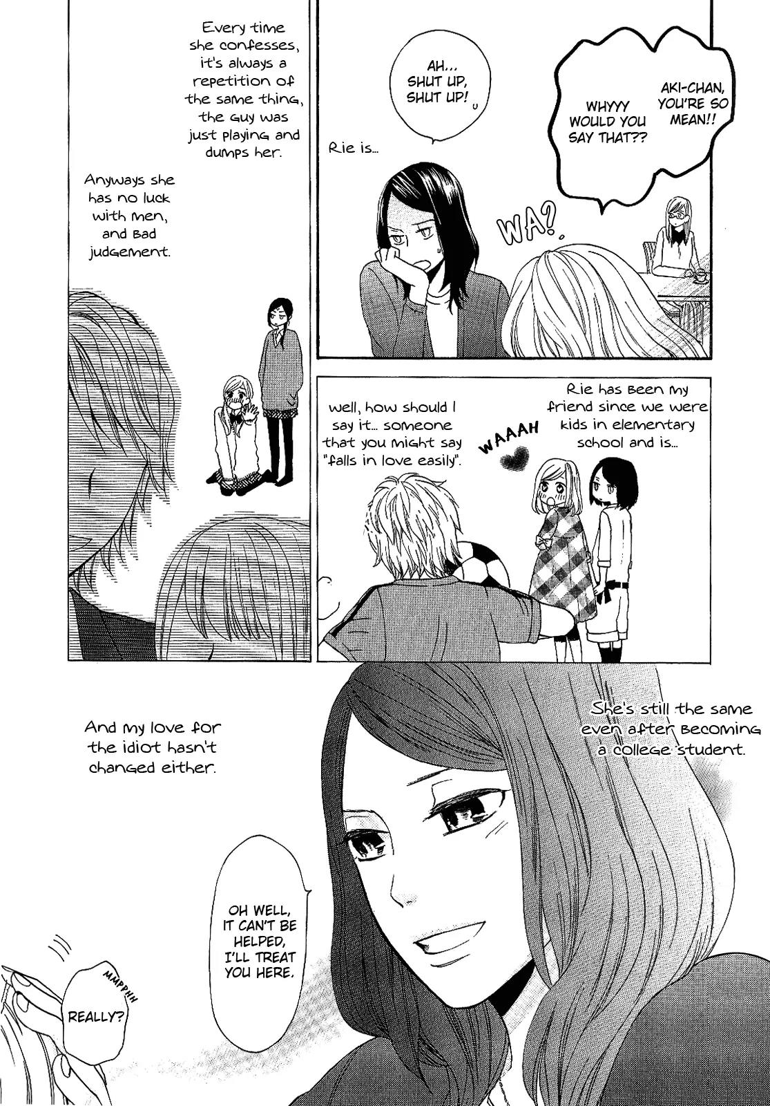 Girls Love Chapter 2.1 page 4 - Vol.2 Chapter 1: Sweet Emotion, by Asatsuki Shinobu