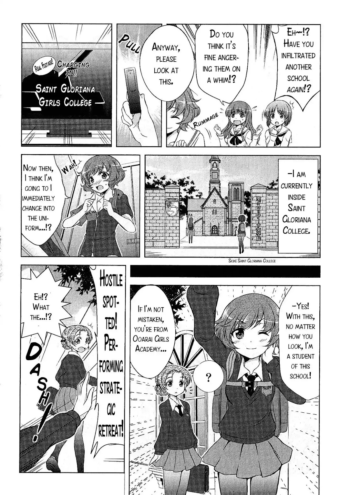 Girls & Panzer - Comic Anthology Chapter 1.11 page 2 - Vol.1 Chapter 11: Charging In!! The Yukari Scoop [by Hagi Midori]