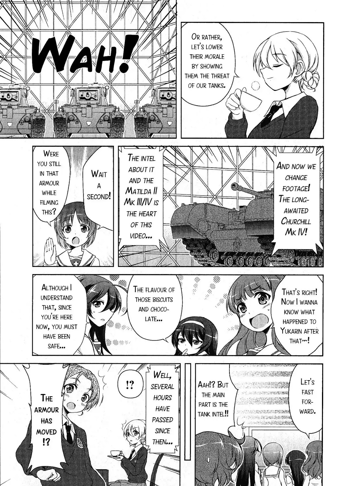 Girls & Panzer - Comic Anthology Chapter 1.11 page 5 - Vol.1 Chapter 11: Charging In!! The Yukari Scoop [by Hagi Midori]