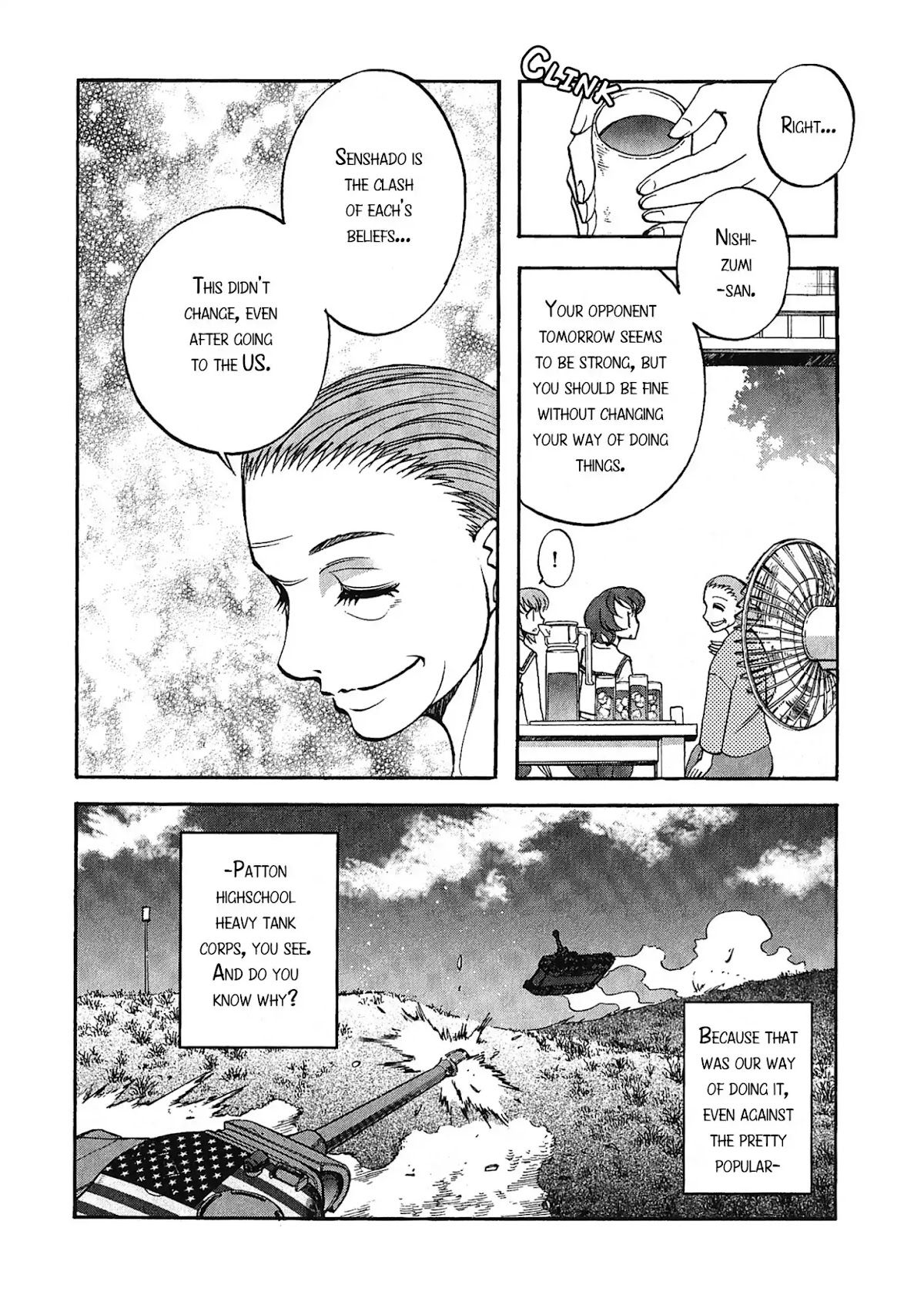 Girls & Panzer - Comic Anthology Chapter 1.13 page 5 - Vol.1 Chapter 13: +14: Girls und Panzer – 1966 – "Full charge! Pivot turn!"