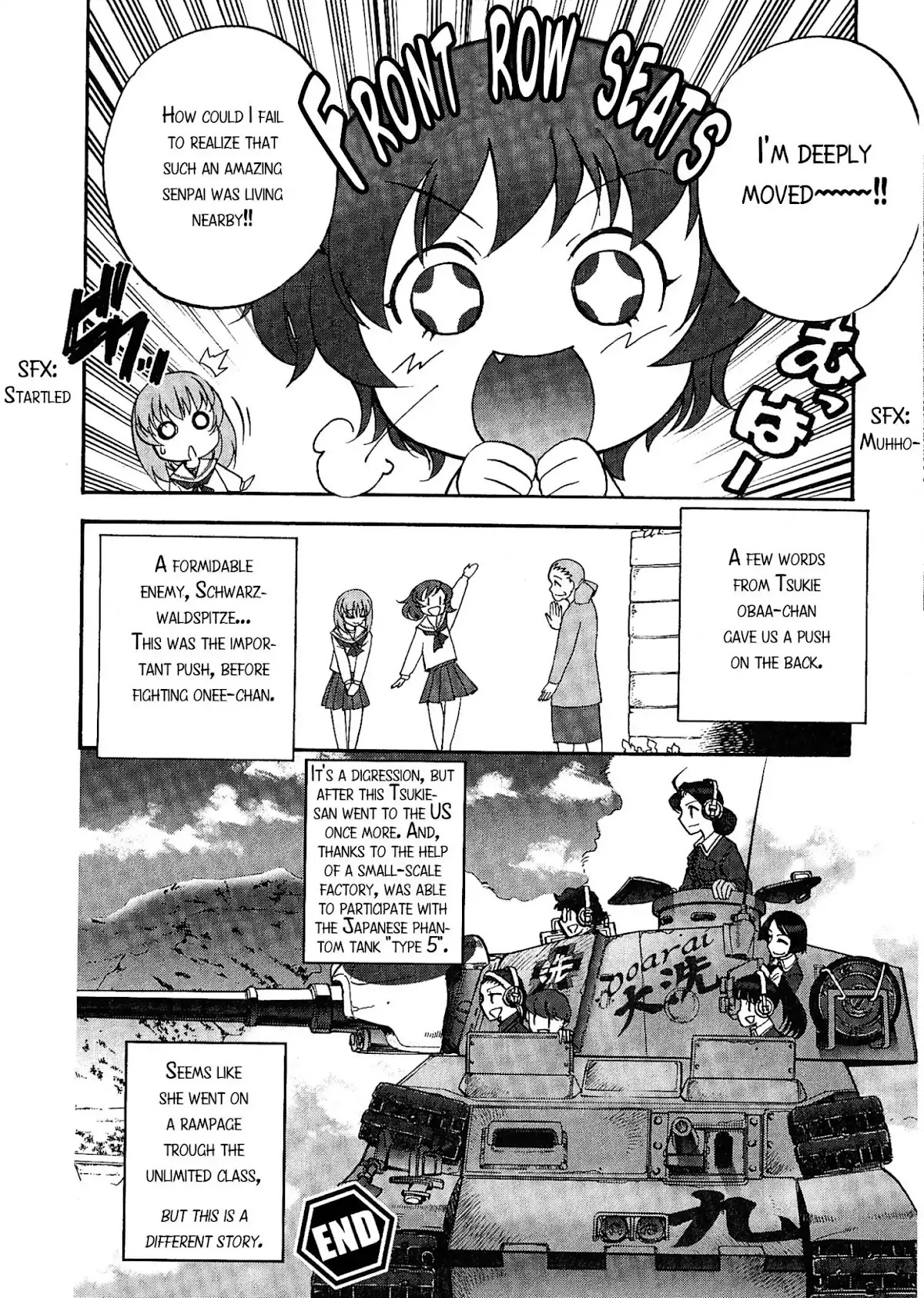 Girls & Panzer - Comic Anthology Chapter 1.13 page 7 - Vol.1 Chapter 13: +14: Girls und Panzer – 1966 – "Full charge! Pivot turn!"